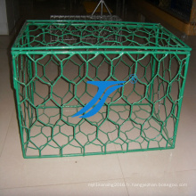 Boîte de maille de Gabion avec le PVC enduit, remblai, boîte de fil, boîte de maille, barries de fleuve